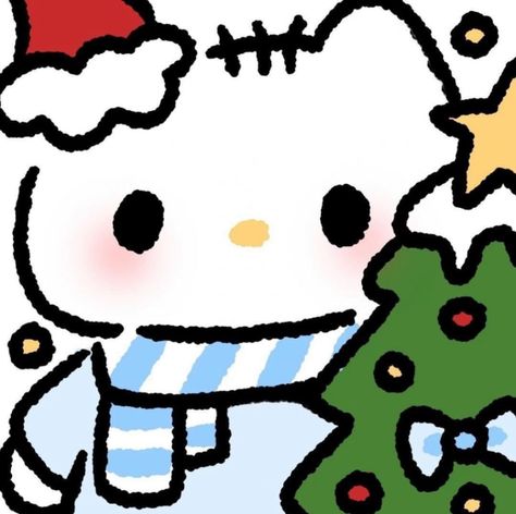 Christmas Hello Kitty Pfp Matching, Hello Kitty Christmas Matching Pfp, Sanrio Christmas Pfp Matching, Christmas Matching Pfps Couple, Matching Christmas Pfps, Matching Pfp Couple Christmas, Christmas Matching Pfps, Tatuaje Hello Kitty, Christmas Profile