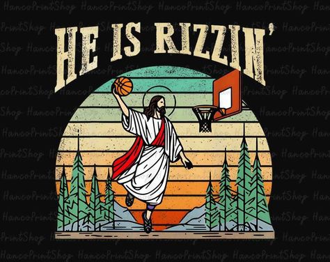 Jesus Playing Basketball, Christian Puns, Nasa Wallpaper, Christian Graphic Design, Christian Graphics, Christian Shirts Designs, Cross Wallpaper, Jesus Christ Art, Christian Quotes God