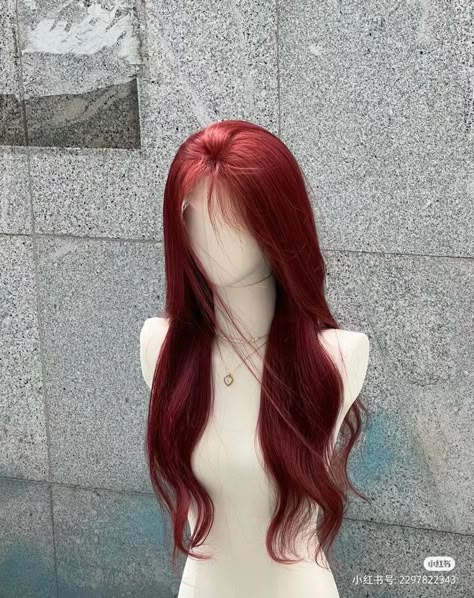 cr - ?? Pelo Color Vino, Pretty Hair Cuts, Hair Stages, Hair Doctor, Korean Hair Color, Wine Hair, Hair Style Korea, Hair Inspiration Long, Dyed Hair Inspiration