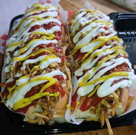 Hot Dogs Recipes, Colombian Food, Hot Dog Recipes, Delicious Sandwiches, Dog Recipes, Pretty Food, Burritos, Aesthetic Food, Food Truck