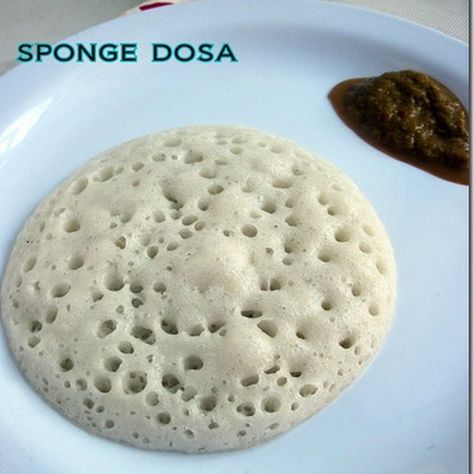 Sponge dosa recipe using Raw rice and poha-South Indian breakfast recipes Sponge Dosa, Marajuana Recipes, Bienenstich Recipe, Herring Recipes, Indian Breakfast Recipes, South Indian Breakfast Recipes, Raw Rice, Cannelloni Recipes, Veg Snacks