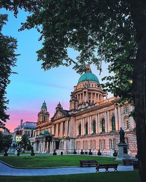 #PhotoOfTheDay - @robertttt97 Theres no place like home... // Some stunning #sunsets lately! #belfast #northernireland Theres No Place Like Home, Belfast City, Disneyland Park, No Place Like Home, Summer Inspiration, Belfast, City Hall, Northern Ireland, Disneyland