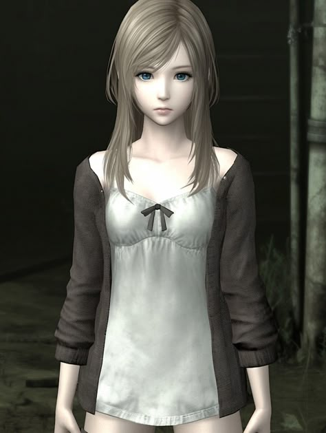 Horror Game Protagonist Pfp, Fatal Frame Icon, Horror Game Characters, Horror Protagonist, Scene Y2k, Y2k Profile Picture, Game Protagonist, Horror Style, Japanese Horror