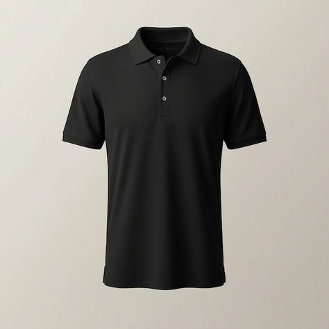 Photo classic black polo shirt mockup ti... | Premium Photo #Freepik #photo Polo Shirt Mockup, Photo Classic, Logo Psd, Black Polo Shirt, Free Business Card Mockup, Blank T Shirts, Black Polo, Tshirt Mockup, Shirt Mockup