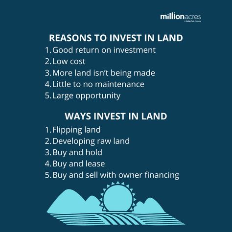 Land Real Estate, Land Investing, Land Investment, Real Estate Marketing Quotes, Land Owner, Buying Land, Investing In Land, Canada Real Estate, Real Estate Fun