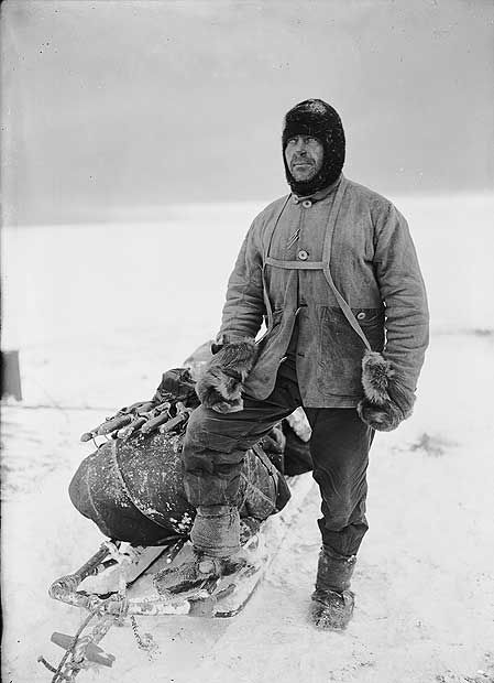 Scott taken during is race to the South Pole. Robert Falcon Scott, Arctic Explorer, Roald Amundsen, Arctic Explorers, Heroic Age, Robert Scott, Terra Nova, The Great White, Rare Pictures