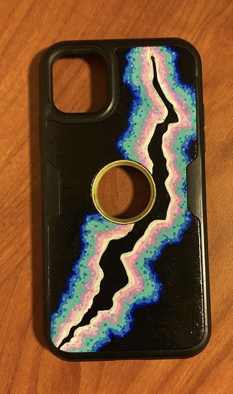 Phone case art space portal posca pens Posca Marker Art Phone Case, Phone Case Posca, Posca Marker Art, Space Portal, Posca Pen Art, Painted Phone Case, Phone Case Art, Posca Pens, Posca Marker