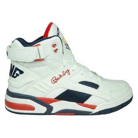 ECLIPSE White/Navy/Red USA Dream Team 1992, Ewing Shoes, Usa Dream Team, Ewing Athletics, Usa Dream, Patrick Ewing, Red Backpack, The Eclipse, Summer Games