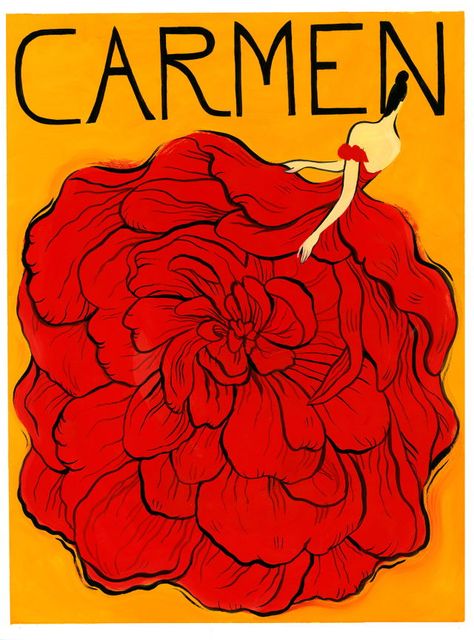 Carmen Opera Aesthetic, Andalucia Aesthetic, Flamenco Aesthetic, Carmen Aesthetic, Spain Illustration, Spanish Illustration, Carmen Opera, Opera Poster, Experimental Painting