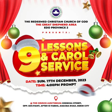 Benin City, Church Flyer, Christian Church, Flyer Design, Service Design, Design