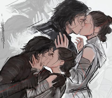 boomdafunk on ig Kylo And Rey, Star Wars Couples, Reylo Fanart, Kylo Rey, The Acolyte, Kylo Ren And Rey, The Love Hypothesis, Love Hypothesis, Star Wars Fanart