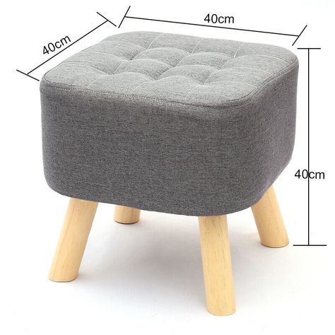 Large Square Ottoman, Small Footstool, Velvet Footstool, Padded Stool, Upholstered Footstool, Dressing Table With Chair, Kids Stool, Sofa Legs, Square Ottoman