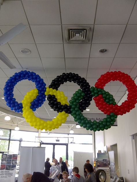 Olympic Theme Corporate Event, Olympic Balloon Decorations, Olympic Theme Party Decorations Ideas, Olympic Games Party Decorations, Olympic Vbs Decorations, Olympic Balloon Arch, Olympic Theme Party Decorations, Olympic Decorations, Olympic Party Decorations