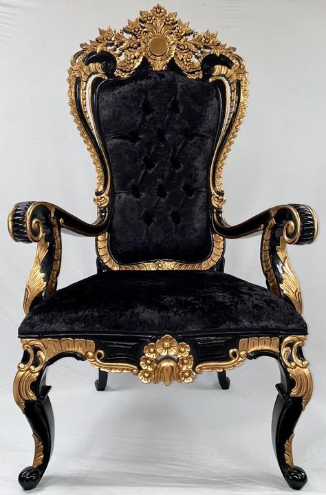 King Throne Chair, Design A Character, Once Upon A Mattress, King On Throne, Throne Chairs, Royal Chair, King Chair, Royal Throne, Baroque Furniture