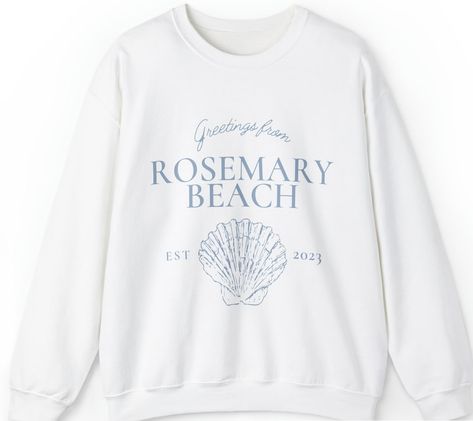 Seaside Sweatshirt, Bachelorette Merch, Last Toast On The Coast, Toast On The Coast, Embroidery Crewneck, Bachelorette Tshirts, Custom Bachelorette, Plus Size Beach, Beach Sweatshirt