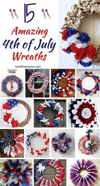 4th Of July Diy Decor, 4th Of July Wreaths, Patriotic Diy, Patriotic Wreaths, Fourth Of July Decorations, 4th July Crafts, Fourth Of July Decor, Patriotic Crafts, Patriotic Decor