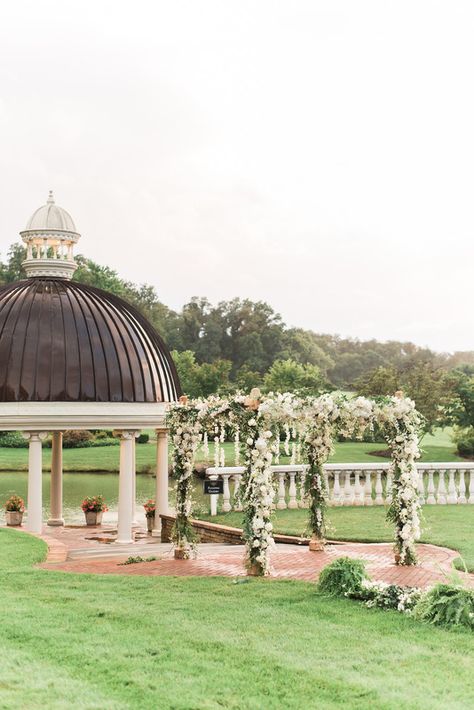 A perfect setting for an outside ceremony at The Ashford Estate, Allentown NJ Photo Credit: Julie Cate Photography @juliecate @ashfordestate @weddingsofdistinctionnj #weddingsofdistinction #weddingsofdistinctionnj #ashfordestate #estatewedding #luxurywedding #huppah #chuppah #gazebo Outside Ceremony, Surf Kayak, Ashford Estate, Pine Barrens, Win The Lottery, Cornell University, Princeton University, The Lottery, Atlantic City