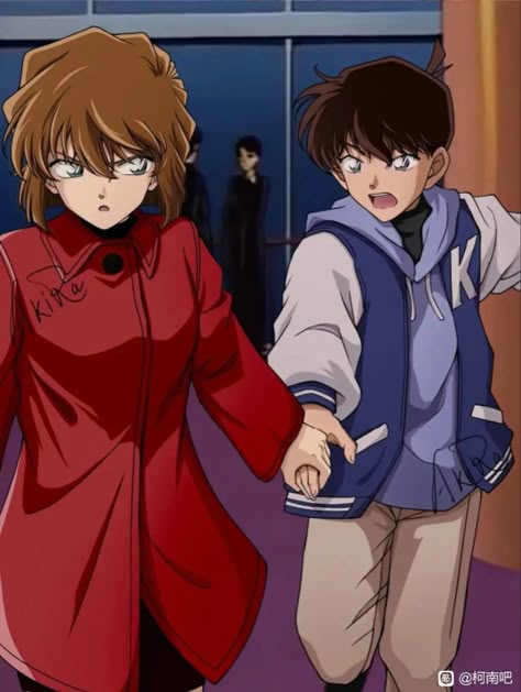 Haibara And Conan, Conan X Haibara, Detective Conan Manga, Conan Haibara, Detective Conan Ran, Detective Conan Shinichi, Manga Detective Conan, Shinichi Kudo, Kid Detectives