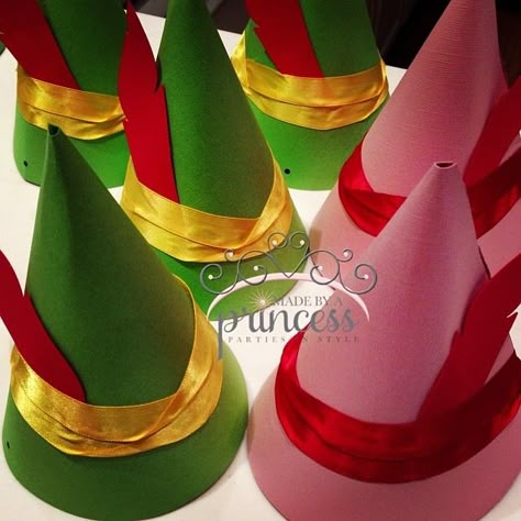 Elf Movie Party, Elf Themed Christmas Party, Elf The Musical, Christmas Parade Floats, Elf Hats, North Pole Breakfast, Elf Christmas Decorations, School Christmas Party, Princess Parties