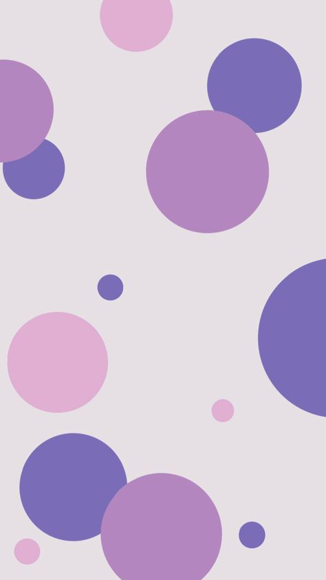 Purple Colour Wallpaper, Purple Bubbles, Purple Circle, Polka Dots Wallpaper, Paper Art Design, Phone Wallpaper Boho, Galaxy Wallpaper Iphone, Bubbles Wallpaper, Abstract Wallpaper Backgrounds