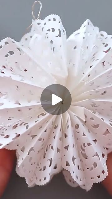 MiLena on Instagram: "Snowflake Elegance: Artistry Unfolds on Napkins #diy #handmade #ideas" Doily Snowflakes, Paper Doilies, Handmade Ideas, Diy Handmade, Doilies, Napkins, On Instagram, Instagram