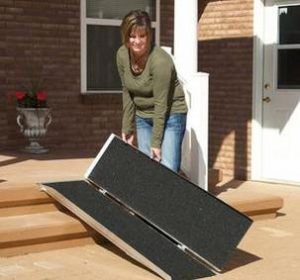 Find the durable aluminum wheelchair ramp at Independent Living Solutions, Inc. We also have a local showroom in wheat ridge, colorado where we stock used modular wheelchair ramps for sale in denver, colorado to suit every budget. For any query call +1 (303) 463-8200 or visit: independentlivingsolutionsinc.com Scooter Ramps, Portable Wheelchair Ramp, Portable Wheelchair, Stair Lifts, Access Ramp, Portable Ramps, Threshold Ramp, Prairie View, Manual Wheelchair