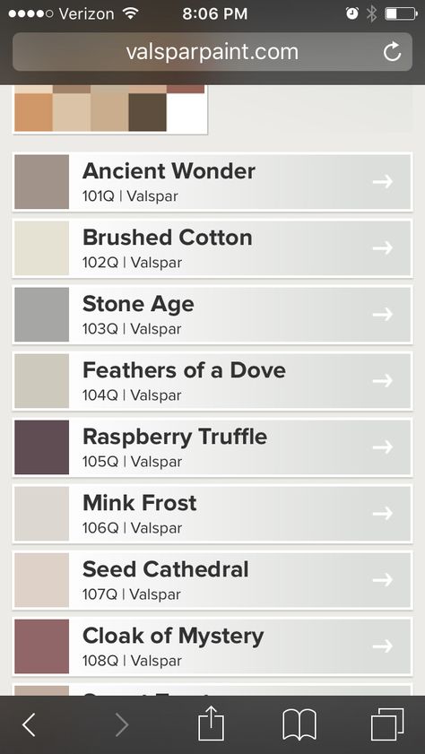 Valspar Brushed Cotton, Basement Remodel, Stone Age, Basement Remodeling, Brushed Cotton, Color Palettes, Truffles, Basement, Raspberry