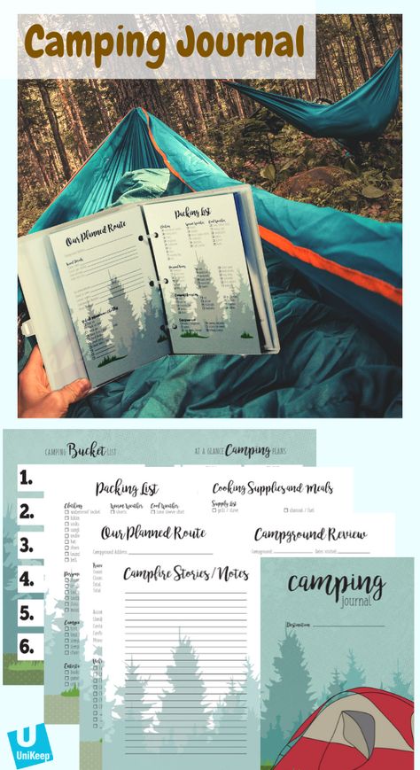 Camping Notebook, Packing List Camping, Camping Meal Planner, Gifts For Outdoorsmen, Camping Planner, Map Storage, Outdoorsy Women, Gifts For Camping, Camping Food Ideas