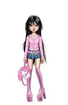 Pink Everskies, Y2k Outfits Pink, Imvu Outfits Ideas Cute, Bratz Inspired Outfits, Pink Y2k, Outfits Y2k, Scene Kids, Pink Girly Things, Y2k Pink