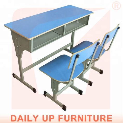 Desk Cheap, Double Computer Desk, Studying Desk, Desk Metal Frame, Desk For Kids, Student Table, Furniture School, Desk Product, Desk Student