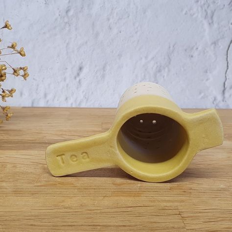 We drink a lot of tea in our house how about you? ☕ Stoneware tea infuser for loose leaf tea £12 including free UK post 🎁 #clay #ceramicart #handmadepottery #tealover #potterystudio #potterylife #handmade Handcrafted Pottery, Terracotta Plant Pots, Rustic Pottery, Candle Safety, Slab Pottery, Uk Post, Pottery Crafts, Pottery Shop, Earthenware Clay