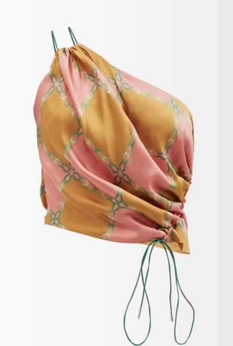 Clothes Pieces, Boho Festival Outfit, Festival Outfit Inspiration, Divine Beauty, Festival 2023, Women's Wear, Matches Fashion, One Shoulder Tops, Printed Silk