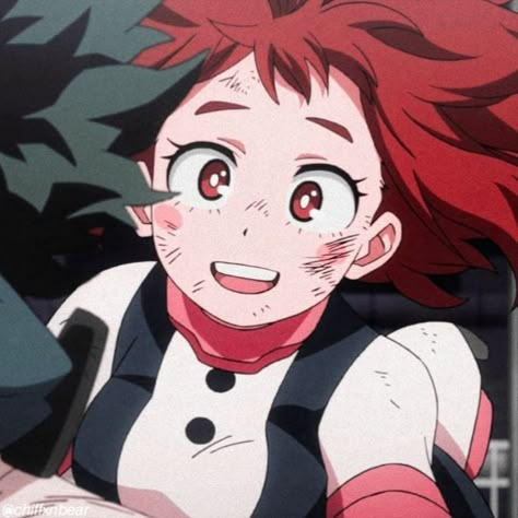 deku and uraraka Mha Pfps, Deku And Uraraka, Bakugou And Uraraka, Couple Matching Pfp, Icon Match, Deku X Uraraka, Mha Icons, Ochaco Uraraka, Hero Poster