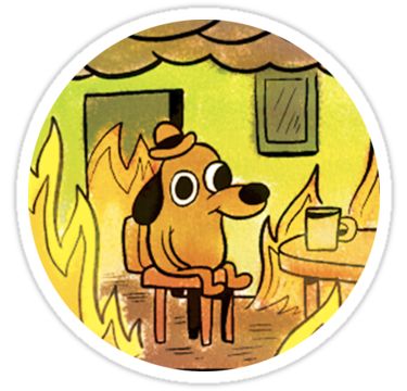 This Is Fine, Cool Stickers Art, Stickers Cool, Bubble Stickers, Tumblr Stickers, Hydroflask Stickers, Cool Stickers, Aesthetic Stickers, Printable Stickers