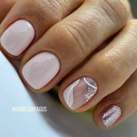 Toenail Trends 2023, Professional Fun Nails, Biab French Nail Art, Gel Ideas For Short Nails, Nail Ideas For Spring Simple, French Nails On Short Nails, Biab Nail Ideas, Cute Acrylic Nails Short, Mountain Nail Art