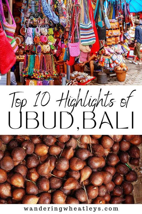 The Top 10 Highlights of Ubud, Bali Bali Places, Asia Bucket List, Places In Bali, Bali Bucket List, Nusa Ceningan, Ubud Indonesia, Things To Do In Bali, Trip To Bali, Bali Ubud