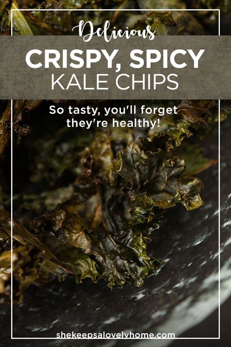 It can be tricky to get enough kale into your diet. But the great thing about these spicy kale chips is that they’re sooo good, and sooo easy to make that you’ll start wondering how much kale is TOO MUCH kale! #healthyeating #healthyrecipes #healthy Immune Broth, How To Store Kale, Dehydrated Kale Chips, Kale Chips Recipe Baked, Roasted Kale Chips, Homemade Kale Chips, Baked Kale Chips, Kale Chips Recipe, How To Make Kale