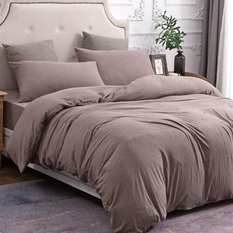 Mauve Bedding, King Size Pillow Shams, Flannel Duvet Cover, Calming Bedroom, Queen Size Duvet Covers, King Size Duvet Covers, King Size Pillows, King Size Duvet, Home Bedding