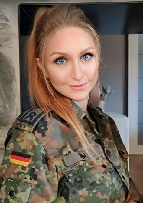 Germany Women, Female Army Soldier, Gunslinger Girl, Russian Model, Female Cop, German Girls, Oc Face, German Girl, Army Women