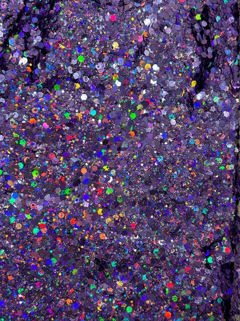 Holographic purple glitter Premium polyester mix by 2 oz weight Chunky mix Solvent Resistant: Not Resistant to Acid or Alkali Seller Disclaimer We make every effort to present the true color of the product. However, color may vary depending on the material, camera used, and/or the device used to view the product. The buyer assumes responsibility for the product once purchased. Due to the nature of the manufacturing process the seller cannot ensure zero cross-contamination. Our products are manuf Cute Glitter Wallpapers, Acid Wallpaper, Sparkle Lights, Dark Iridescent, Iphone Wallpaper Texture, Glitter Digital Paper, Free Svgs, Hue Color, Glitter Art