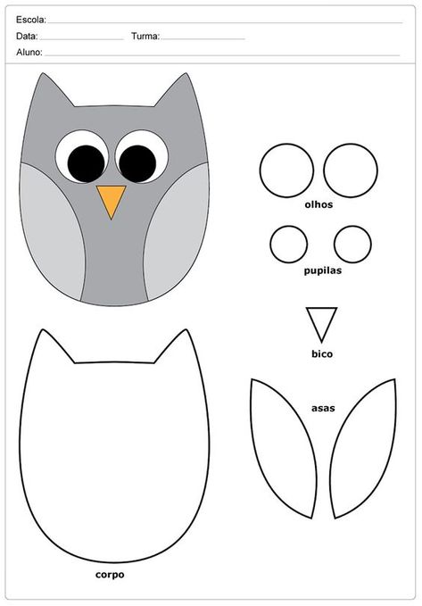 Owl Sewing Patterns, Owl Templates, Owl Quilts, Owl Sewing, Bird Template, Owl Applique, Diy Sewing Gifts, Felt Owls, Owl Fabric