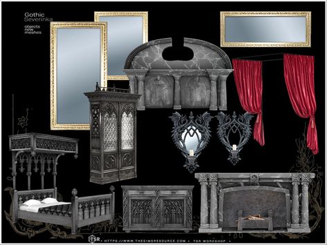 Goth Home Decor Sims 4 Cc, Sims 4 Cc Satanic Decor, Sims 4 Gothic Bedroom, Sims 4 Gothic Build Cc, Sims 4 Gothic Furniture, Sims 4 Vampire Decor, Sims 4 Goth Wallpaper, Sims4 Cc Gothic Furniture, Sims 4 Vampire Furniture