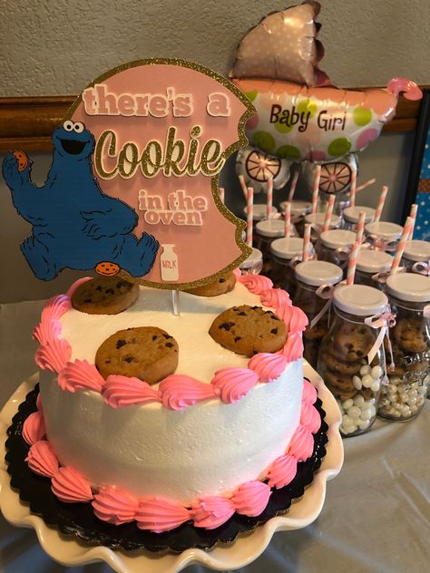 Cookie Monster Gender Reveal, Reveal Nails, Monster Baby Showers, Baby Gender Reveal Party Decorations, Pregnancy Ideas, Care Bear Party, Girl Shower Themes, Cookie Monster Party, Shower Favors Baby