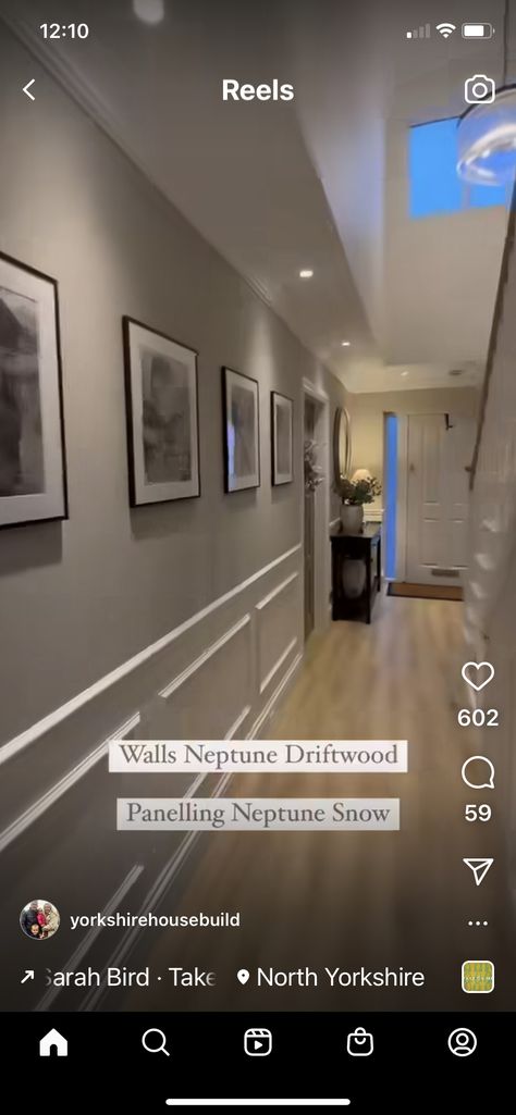 Neptune Driftwood, Paint Driftwood, Neptune Home, Painted Driftwood, Home Hall Design, Future Apartment Decor, Hall Design, Future Apartment, Wainscoting