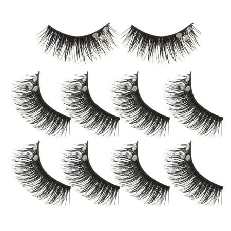 Description These are natural look false eyelashes which are easy and comfortable for you to use rest assured. These fake lashes can make you attractive. You can also trim and adjust them according to your requirements, also can be good gift choice to your women friends or family members, suitable for many occasions. Features - Color: Black -Material:Artificial fiber - Size: 4.00X2.50X1.00cm/1.57X0.98X0.39in - Light weight materials, these natural looking false eyelashes extensions are easy to use. - The false eyelashes can be used with peace of mind, light weight, very comfortably. - Easy to use, simple color design, classic and beautiful, show your fashion sense no matter for everyday life or attending parties. - Not easy to deform, offer you satisfying using experience, the false lashes