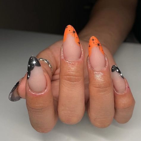 halloween nail inspo 🎃🥰 Any Halloween set is 15% off !! sale ends Oct 31 #nailtech #nailsnailsnails #nailxster #nailsofinstagram #halloween #halloweennails #spookyset #halloweendecor #inspo #nailinspiration #simple #gwinnett Halloween Nail, Oct 31, Nail Tech, Halloween Nails, Off Sale, Nails Inspiration, Nail Inspo, Halloween Decorations, Nails