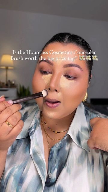 Anu - Makeup & Skincare on Instagram: "Is the @hourglasscosmetics Concealer Brush Worth the investment?! In my opinion (thanks to my friend @ermel.nda who told me about how good it was) the brush is truly worth the price tag and that is mostly because I was able to wash and dry it so quickly to reuse. The true mark of a good makeup brush is not how beautiful it looks but how well it lasts. This concealer brush actually blends the product beautifully and flawlessly. However, it is the quality that got me hooked. I think it is worth the big price tag. Have you tried it? Hourglass Cosmetics is available online at Sephora in @manor #hourglasscosmetics #bestconcealerbrush #bestwaytoblendconcealer" Hourglass Concealer, Good Makeup, Hourglass Cosmetics, Best Makeup Brushes, Best Concealer, To My Friend, Concealer Brush, In My Opinion, Casual Work Outfits