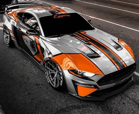 Ford Mustang Wrap Ideas, Mustang Livery, Ford Mustang Rocket, Mustang Wrap, Mustang Design, Car Liveries, Car Livery, Racing Car Design, Car Wrap Design