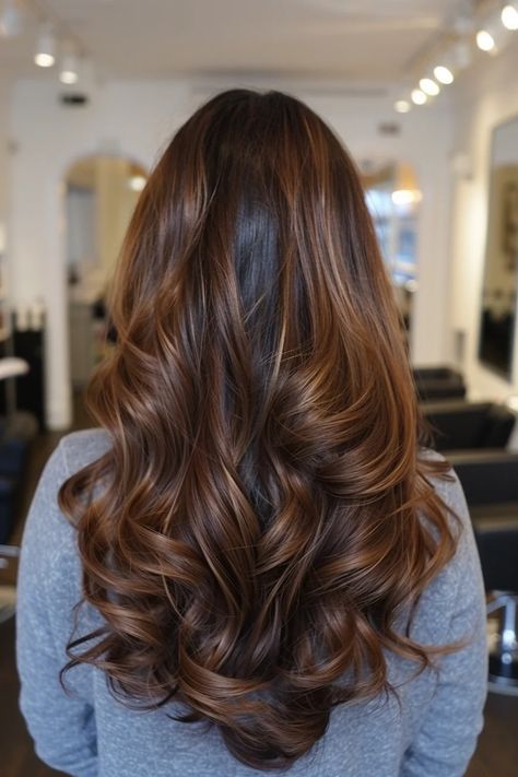 35 Brown Cinnamon Hair Color Ideas That Look Amazing On Everyone Dark Cinnamon Hair Color, Brown Cinnamon Hair, Brown Cinnamon Hair Color, Cinnamon Brown Hair Color, Cinnamon Hair Color, Loreal Hicolor, Cinnamon Balayage, Cinnamon Brown Hair, Dark Burnt Orange