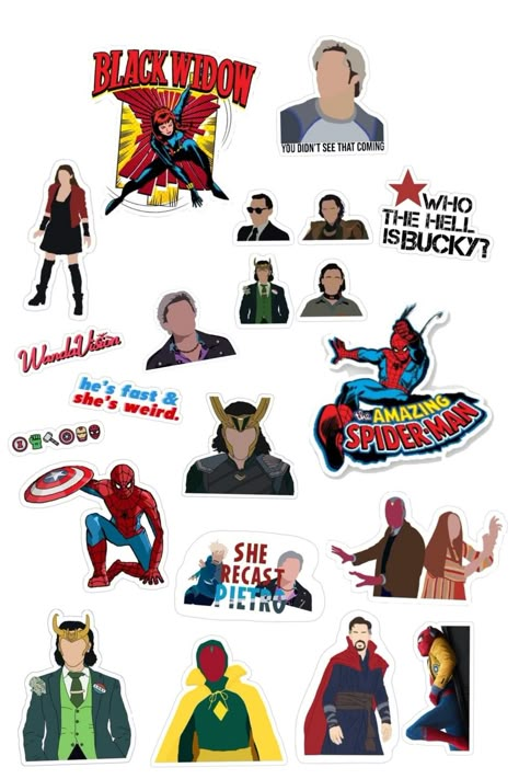 Marvel Avengers Stickers, Marvel Avengers Stickers Printable, Cute Marvel Stickers, Marvel Laptop Stickers, Marvel Printable Stickers, Avengers Stickers Printable, Spiderman Stickers Printable, Marvel Stickers Aesthetic, Marvel Printables